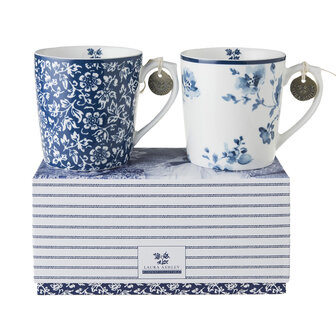 Set van 2 bekers Alyssa en Rose in cadeauverpakking Laura Ashley